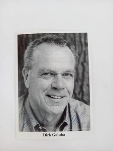 Dirk Galuba -  - original Autogramm - ca. 15x10cm - Autogrammkarte - Bild 1 von 1