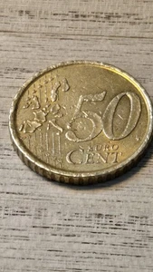  50 Cent Sammlermünze Spanien 2000* MiguelCervantes. Riffelrand und tiefer Rand! - Bild 1 von 2