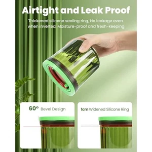 6Pcs Airtight Food Storage Containers Set With Easy One Handing Opening Design - Picture 1 of 7