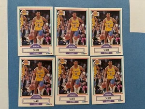 1990-91 Fleer Byron Scott Los Angeles Lakers #94 Lot x6 - Bild 1 von 1