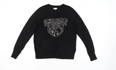 Pulôver feminino H&M preto, tamanho P - Imagem 1 de 4