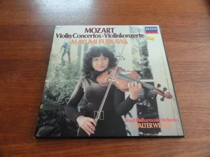 MAYUMI FUJIKAWA, MOZART, WELLER Violin Concertos UK DECCA 4 LP BOX SET - Picture 1 of 3