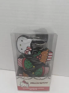 Ganchos para cortina de ducha Sanrio Hello Kitty golosinas navideñas bayas 12 piezas - Imagen 1 de 2