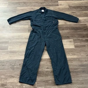 Military Utility Coveralls 48R Blue US Navy Mechanic Flame Resistant Work - Picture 1 of 18