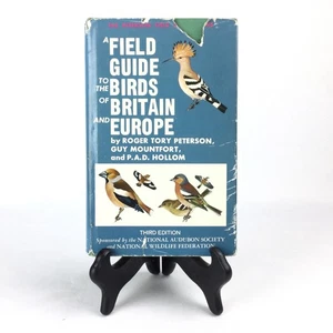 FIELD GUIDE BIRDS of BRITAIN & EUROPE 3rd Ed Peterson/Mountfort/Hollom 1974 HCDJ - Picture 1 of 7