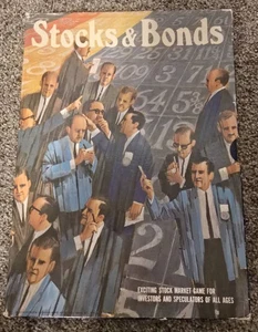 Vintage Aktien und Anleihen Brettspiel 3M Bücherregal 1964 komplett unbenutzt - Bild 1 von 7