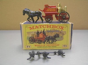 Matchbox Models of Yesteryear Y4 Shand Mason horse drawn fire engine MIB - Picture 1 of 10