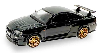 MICRO CITY, NISSAN GTR 34 nero, 1/87,  HER87MC000046 - Immagine 1 di 2
