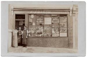 E.J. MARSH BOOT MAKER RP SHOP FRONT - Unknown Mystery Unidentified Location C10 - Picture 1 of 2