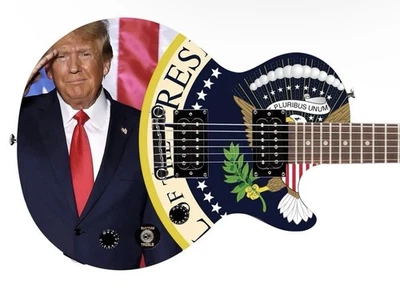 Guitarra Eléctrica Donald Trump Custom Epiphone Les Paul President USA MAGA T17 Foto 1 de 3