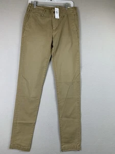 American Eagle Pants Mens 30x36 Beige Flex Athletic Skinny Lived In Khaki Career - Picture 1 of 10