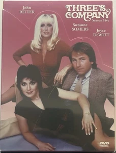 THREE’S COMPANY DVD Set Season 5 Five NEW Sealed John Ritter Suzanne Somers - Imagen 1 de 2