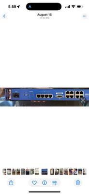 Adtran NetVanta 838T 8-Port Metro Network Ethernet Switch | 1172838G1 | AC Cable - Image 1 of 2