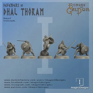 Ironclads Heavy Infantry | Defenders of Dhal Thoram | Imagin3Designs - Picture 1 of 6