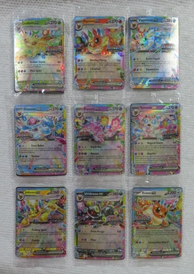 Prismatic Evolutions Complete Surprise Box Stamped Promo 9 card Set SEALED - Image 1 of 4