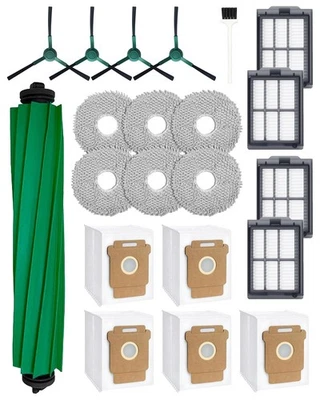 IROBACC 21 Pcs Replacement Parts for iRobot Roomba Plus 405/505 Combo Robot Vacuum Cl...