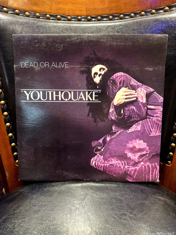 Dead Or Alive - Youthquake Vinyl LP [1985] FE 40119 - Image 1 of 2