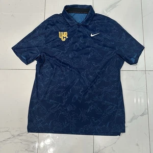 Nike Golf Tiger Woods Collection ADV Polo DX6092 410 Navy Blue Fury Sz M - Picture 1 of 7