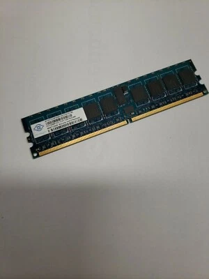 1GB Nanya NT1GT72U4PA0BV-5A PC2-3200R 400MHz 1Rx4 DDR2 Reg ECC Server Memory RAM - Image 1 of 3