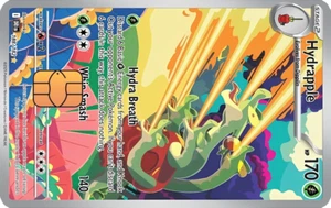 Hydrapple 188/182 Team Rocket Destined Rival Credit Debit sticker holographic - Picture 1 of 2