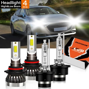 Para Mazda 3 2004-2009 9005+D2S Faro LED HID Bombillas de haz alto bajo 6000K Blanco - Imagen 1 de 11