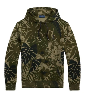 Polo Ralph Lauren - Palm Camo Double Knit Hoodie Pullover Size Medium - Picture 1 of 8