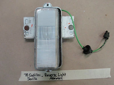 OEM 1978 Cadillac Seville BACK UP REVERSE LIGHT LENS HOUSING MOUNTING BRACKET 78 - Image 1 of 4