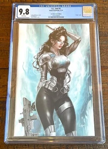 G.I. JOE #1 CGC 9.8 NATALI SANDERS EXCL VIRGIN BARONESS VARIANT GI TRANSFORMERS - Picture 1 of 2