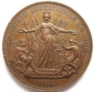 Medaille 1872 Lyon, Frankreich, Exposition Universelle - Bild 1 von 2
