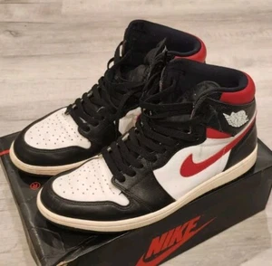 Nike Air Jordan 1 Retro High Men Size 11US 555088-061 Black Gym Red Shoes - Picture 1 of 18