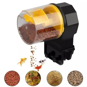 Fish Tank Automatic Fish Feeder Aquarium Auto Timing Food Feeder Adjustable - Picture 1 of 11