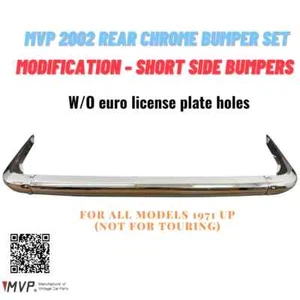 MVP BMW 2002 Rear Chrome Bumper, Short Bumpers up to 71', Modification - Picture 1 of 3