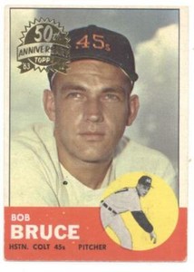 2012 Topps Heritage 1963 Buybacks #24 Bob Bruce (50th Anniversary Logo)(Conditio