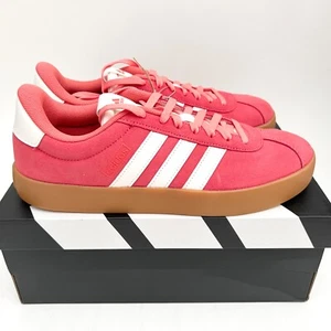 NIB DS Men's ADIDAS VL Court 3.0 Preloved Suede Gum Bottom Sz 10 Sneakers Shoes - Picture 1 of 13