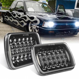 Par de faros LED Hi-Lo DRL de 5"x7" pulgadas para Mazda 1986-91 B2000 / B2200 / B2600 - Imagen 1 de 12