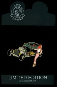 DisneyShopping Jessica with Hot Rods Black Open-Top Sedan LE 100 Disney Pin - Picture 1 of 1