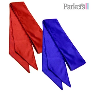 OFFIZIELLE PARKERS NEU JUNGEN ERSTKOMMUNION SCHÄRPE ONE SIZE ROT UND BLAU - Bild 1 von 3