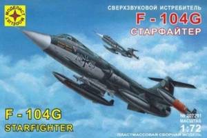 1/72 Lockheed F-104G Starfighter Modelist 207201 (Academy 1619\FA025) Model kit - Picture 1 of 10