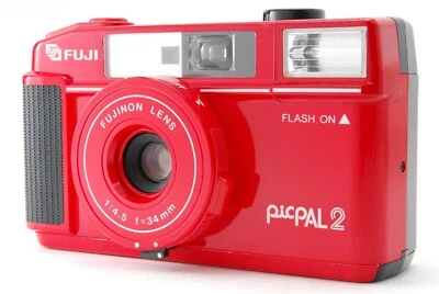RARE! [MINT] FUJIFILM FUJI Picpal 2/FM Red Point & Shoot Camera From JAPAN - Image 1 of 4