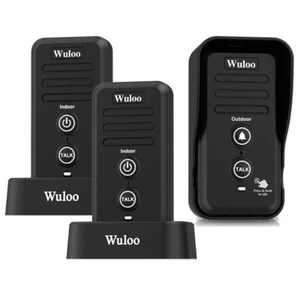 Rechargeable Wireless Doorbell Voice Intercom Door Bell Chime for Home Security - Bild 1 von 56