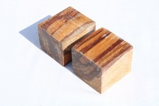2X Marblewood Knife Call Pen Cue Exotic Wood Turning Blank Lumber 1.5 x 2 x 2