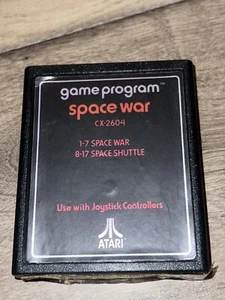 Space War: Text Label (Atari 2600, 1978) CART ONLY - Picture 1 of 3