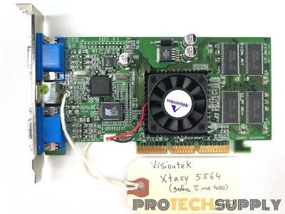 Visiontek GeForce2 Xtasy  MX400 5564 Video Card GPU 090128C with WARRANTY - Image 1 of 4