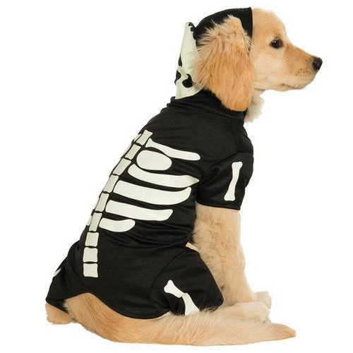 Morris Costumes Classic Halloween Pet Costume Bones Glows L. Ru887825lg