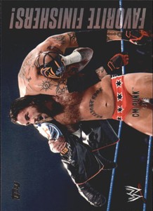 2010 Topps WWE Favorite Finishers #FF4 CM Punk/ GTS