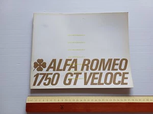 Alfa Romeo 1750 GT Veloce depliant originale italiano - Picture 1 of 12