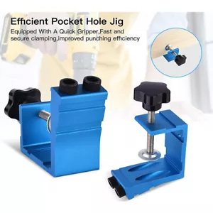 46 pz kit maschera foro tascabile trapano tassello vite falegnameria falegname lavorazione del legno US STOCK - Foto 1 di 6