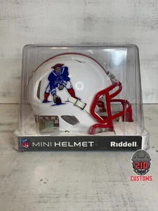 New England Patriots (1990-1992) Authentic Riddell Speed Mini Helmet - Picture 1 of 6