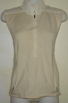 RALPH LAUREN GOLF - M - IVORY -  ZIPPER FRONT - SLEEVELESS KNIT PULLOVER - Image 1 of 2