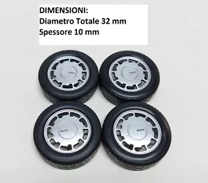 RUOTE originali Volkswagen Golf GTI Pirelli della Welly scala 1/18 - Foto 1 di 1